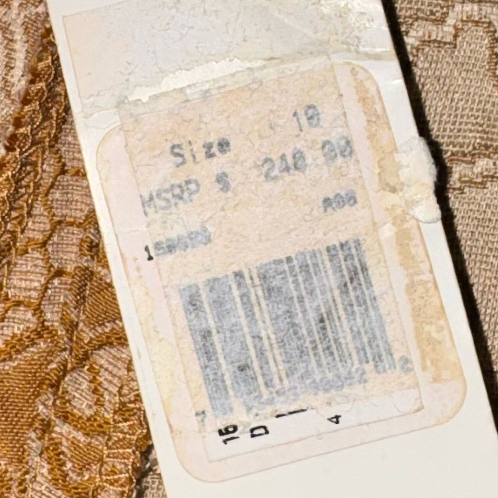 Paperwhite Tan Lace Ankle Pants – Size 10 - Picture 6 of 7